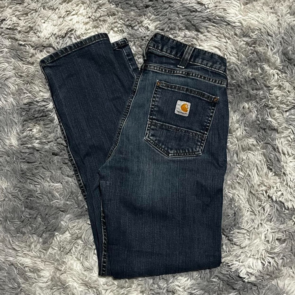 Carhartt Straight Blue Jeans Size 30x32